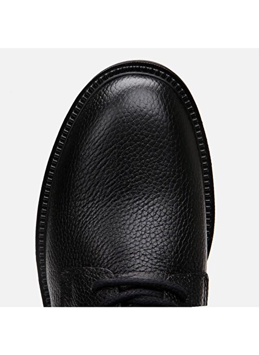 Hakiki Deri Siyah Erkek Günlük Bot - Görsel 7