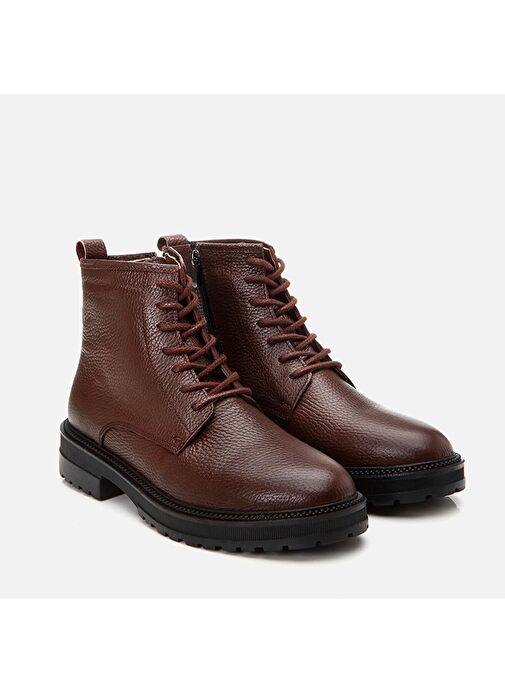 Hakiki Deri Kahve Erkek Günlük Bot - Görsel 3