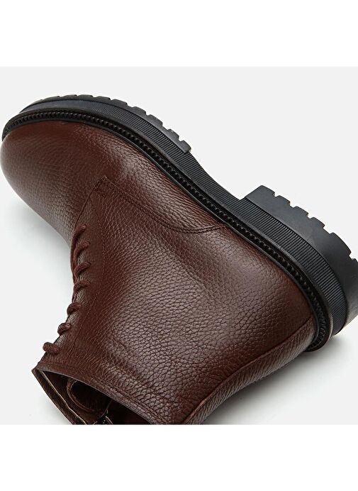 Hakiki Deri Kahve Erkek Günlük Bot - Görsel 6
