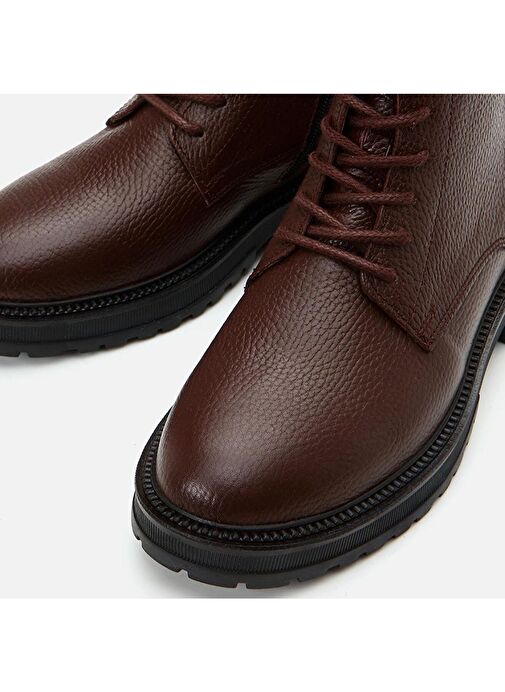 Hakiki Deri Kahve Erkek Günlük Bot - Görsel 7