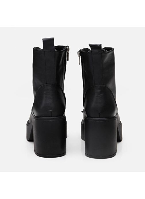 Siyah Kadın Topuklu Bot - Görsel 6