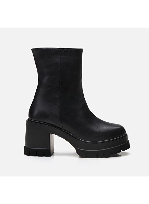 Siyah Kadın Topuklu Bot - Görsel 2