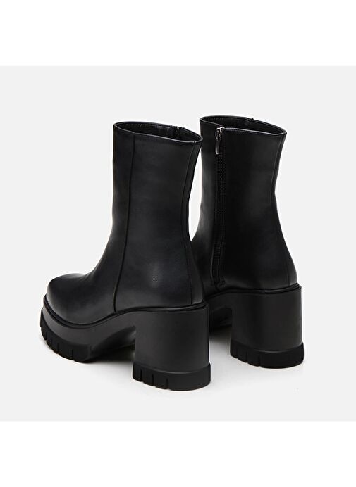 Siyah Kadın Topuklu Bot - Görsel 4