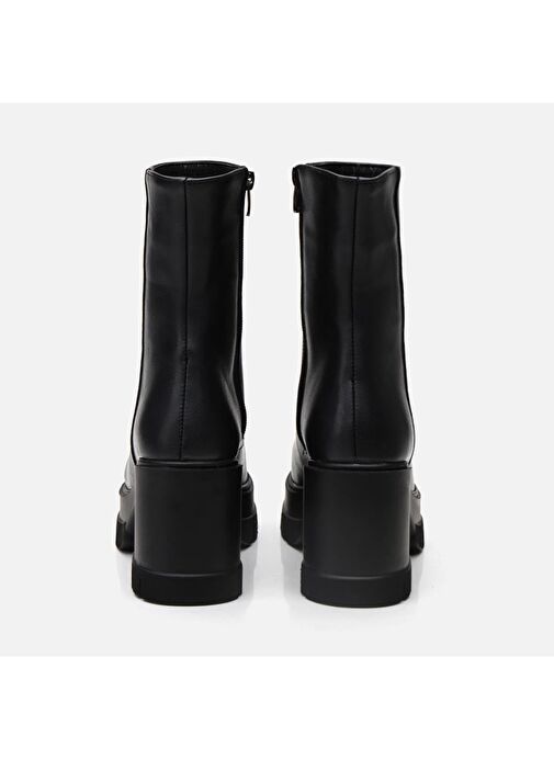 Siyah Kadın Topuklu Bot - Görsel 6