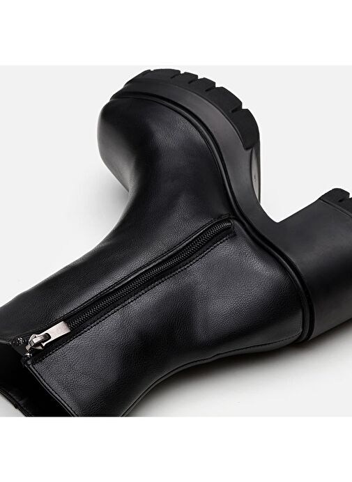 Siyah Kadın Topuklu Bot - Görsel 7