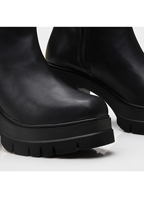 Siyah Kadın Topuklu Bot - Görsel 8