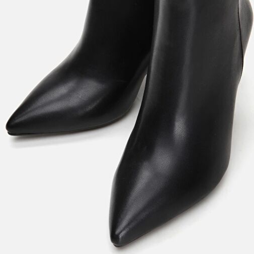 Siyah Kadın Topuklu Bot - Görsel 4