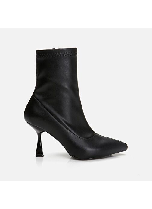 Siyah Kadın Topuklu Bot - Görsel 2