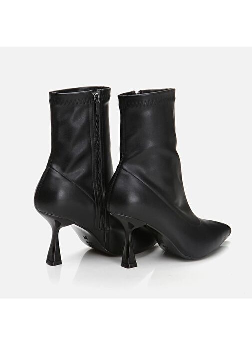 Siyah Kadın Topuklu Bot - Görsel 5