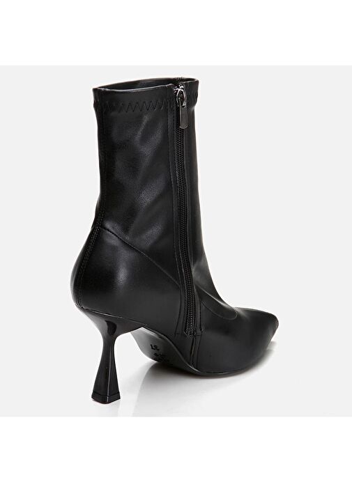 Siyah Kadın Topuklu Bot - Görsel 6