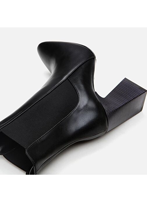 Siyah Kadın Topuklu Bot - Görsel 7