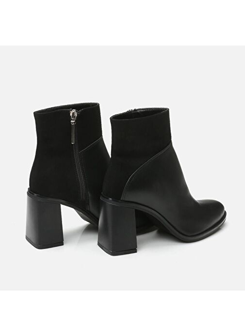 Siyah Kadın Topuklu Bot - Görsel 4