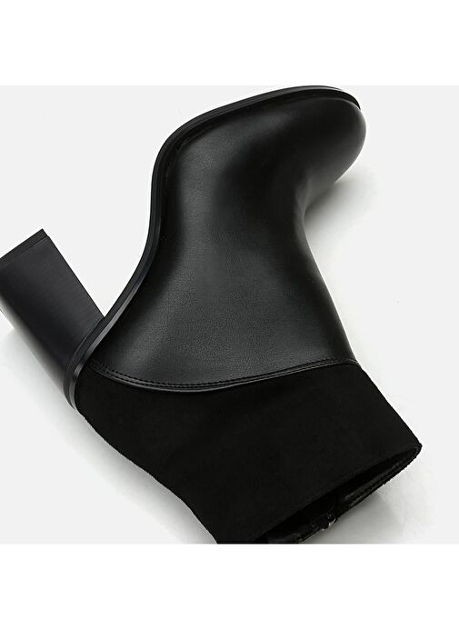 Siyah Kadın Topuklu Bot - Görsel 5