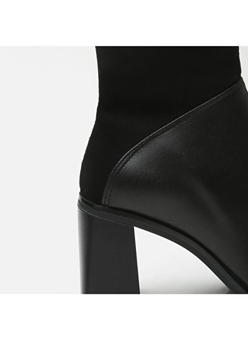 Siyah Kadın Topuklu Bot - Görsel 6