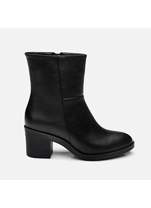 Siyah Kadın Topuklu Bot - Görsel 2