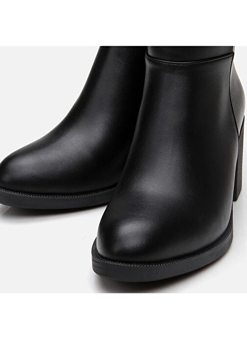 Siyah Kadın Topuklu Bot - Görsel 3