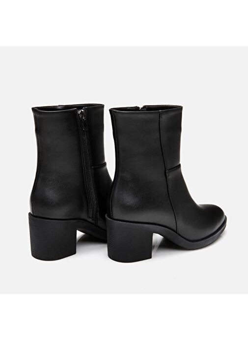 Siyah Kadın Topuklu Bot - Görsel 4