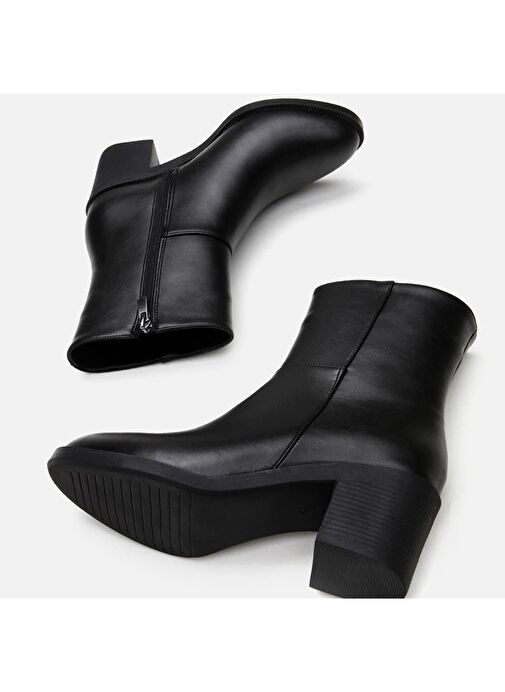 Siyah Kadın Topuklu Bot - Görsel 5