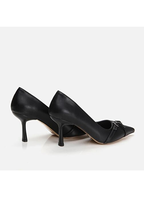 Yaya by Hotiç Siyah Kadın Topuklu Ayakkabı 01AYY299090A100 - Görsel 6