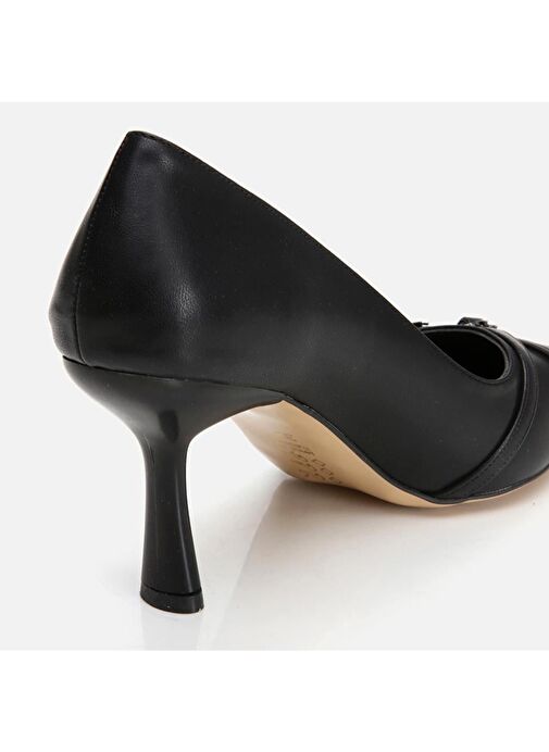 Yaya by Hotiç Siyah Kadın Topuklu Ayakkabı 01AYY299090A100 - Görsel 7