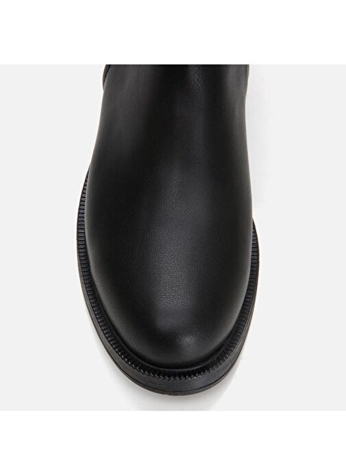 Siyah Kadın Düz Bot - Görsel 4