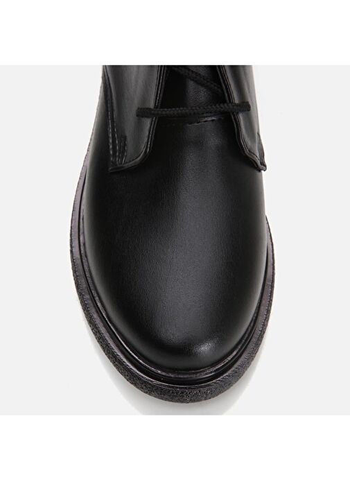 Siyah Kadın Düz Bot - Görsel 4