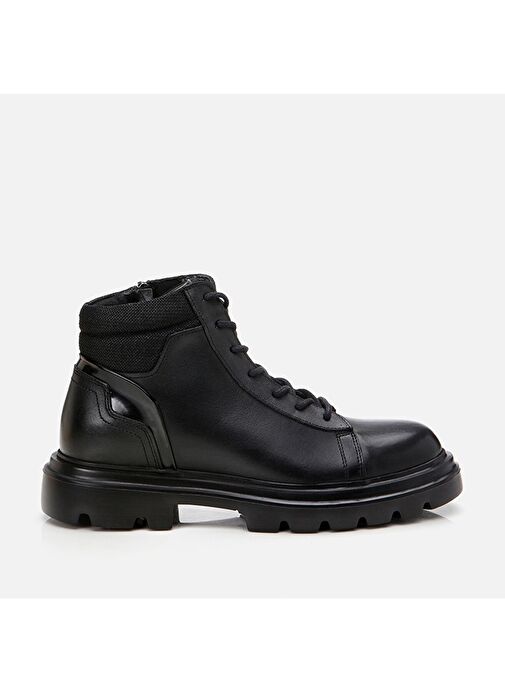 Hakiki Deri Siyah Erkek Günlük Bot - Görsel 2