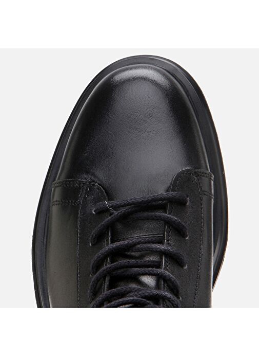 Hakiki Deri Siyah Erkek Günlük Bot - Görsel 7