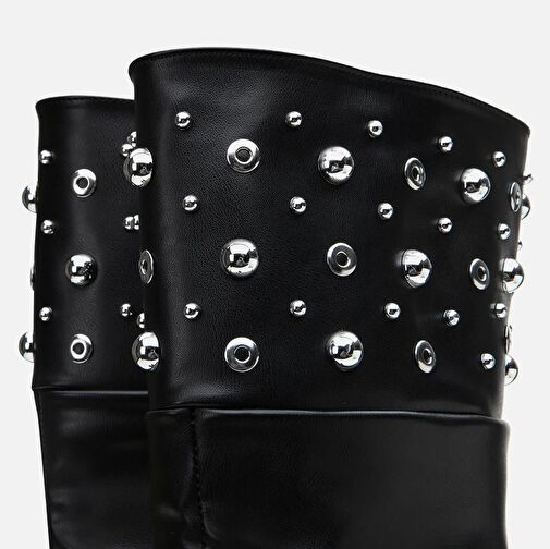 Siyah Kadın Çizme - Görsel 7