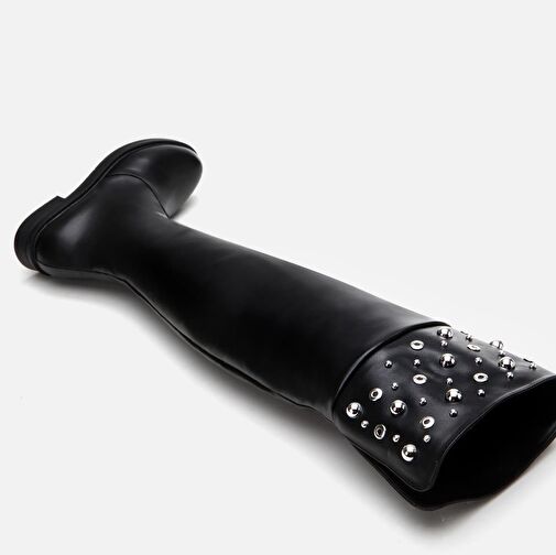 Siyah Kadın Çizme - Görsel 8