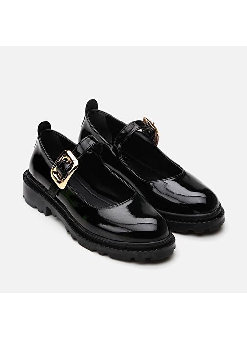 Yaya by Hotiç Siyah Kadın Düz Ayakkabı 01AYY301490A100 - Görsel 3