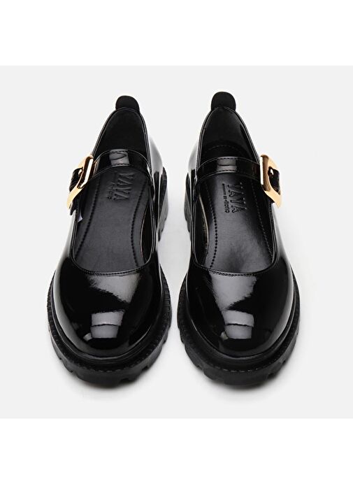 Yaya by Hotiç Siyah Kadın Düz Ayakkabı 01AYY301490A100 - Görsel 7