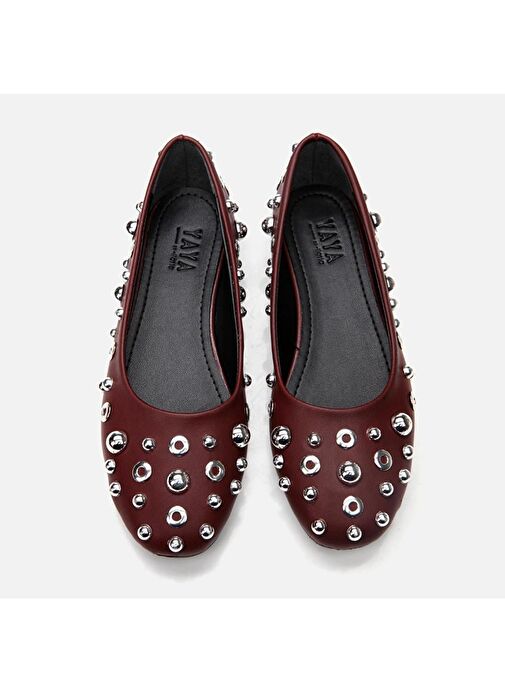 Yaya by Hotiç Bordo Kadın Babet 01AYY301520A780 - Görsel 5