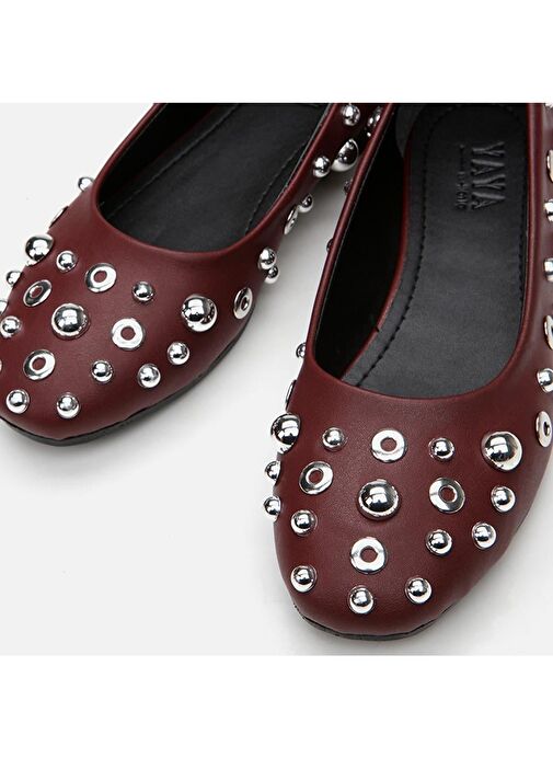 Yaya by Hotiç Bordo Kadın Babet 01AYY301520A780 - Görsel 6