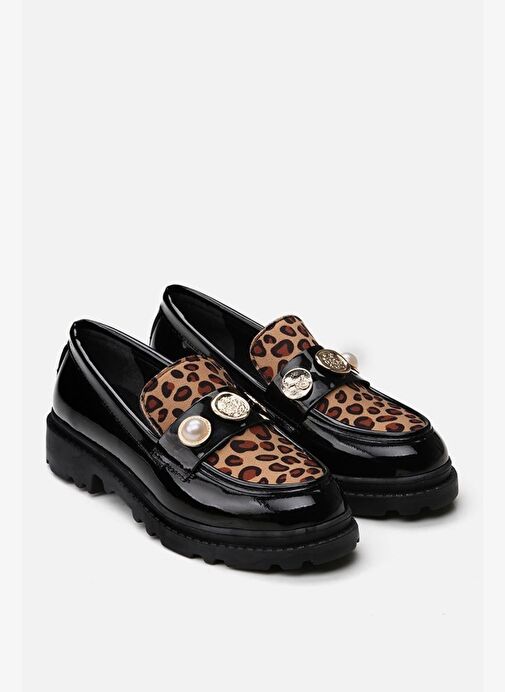 Leopar Kadın Loafer - Görsel 3