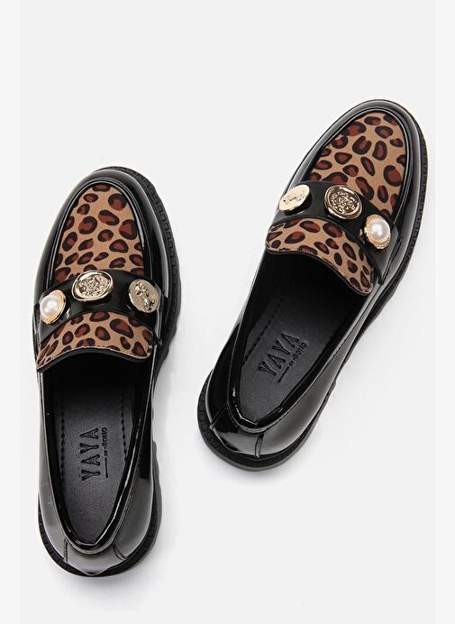 Leopar Kadın Loafer - Görsel 6
