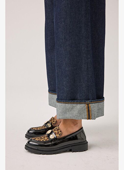 Leopar Kadın Loafer - Görsel 8