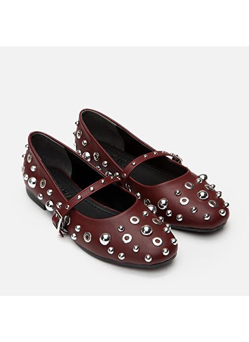 Yaya by Hotiç Bordo Kadın Babet 01AYY300990A780 - Görsel 3