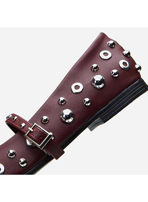 Yaya by Hotiç Bordo Kadın Babet 01AYY300990A780 - Görsel 6