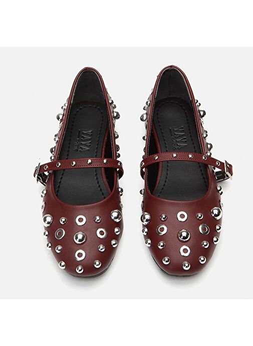 Yaya by Hotiç Bordo Kadın Babet 01AYY300990A780 - Görsel 7