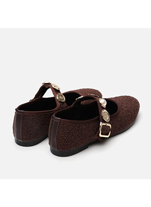 Yaya By Hotiç Yaya By Hotiç Belirsiz Peluş Kahve Taşlı Kadın Babet Boyner'de! Belirsiz - 4. görsel