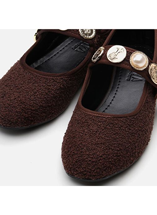 Yaya By Hotiç Yaya By Hotiç Belirsiz Peluş Kahve Taşlı Kadın Babet Boyner'de! Belirsiz - 5. görsel