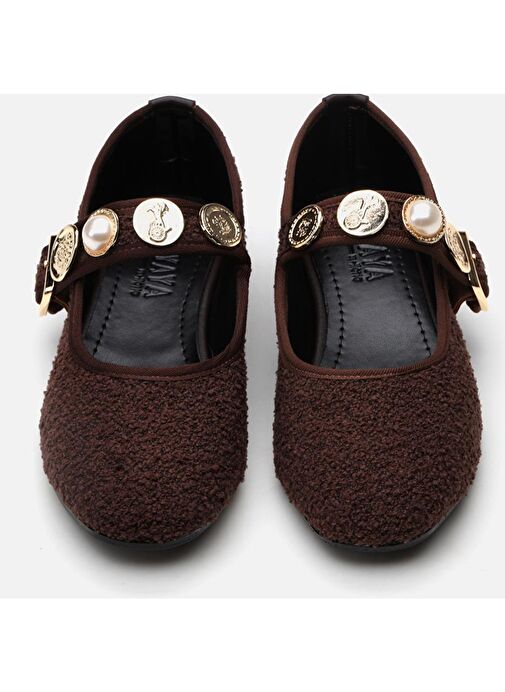 Yaya By Hotiç Yaya By Hotiç Belirsiz Peluş Kahve Taşlı Kadın Babet Boyner'de! Belirsiz - 6. görsel