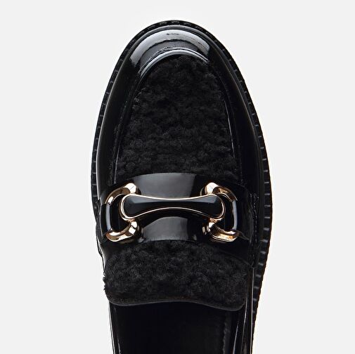 Yaya by Hotiç Siyah Kadın Loafer 01AYY303480A100 - Görsel 5