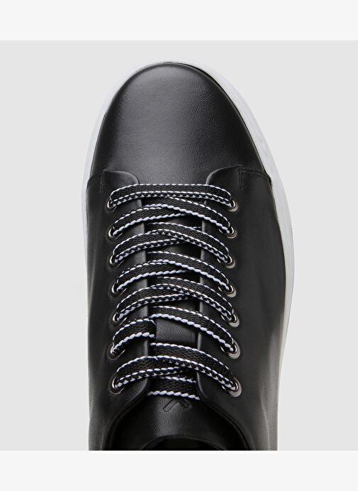 Erkek Deri Siyah Günlük Ayakkabı - Görsel 5