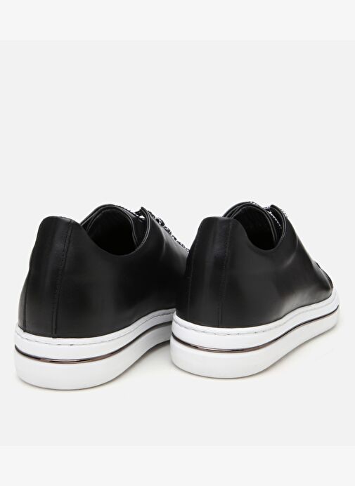 Erkek Deri Siyah Günlük Ayakkabı - Görsel 6