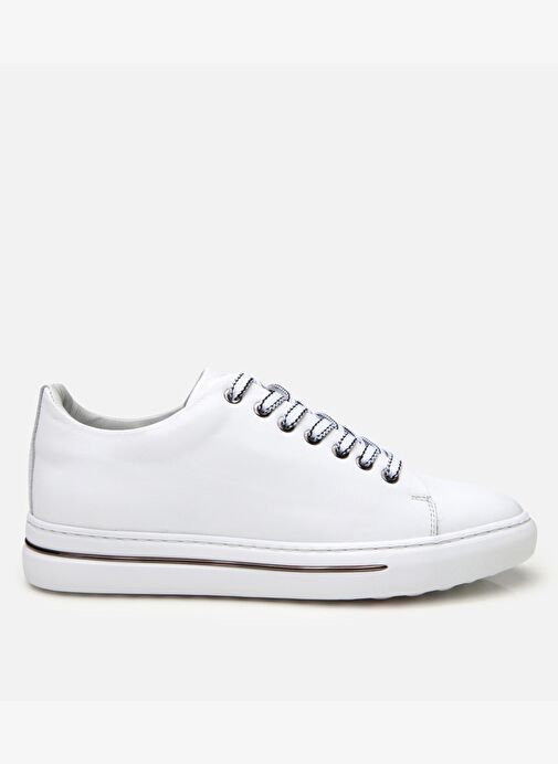 Erkek Deri Beyaz Günlük Ayakkabı - Görsel 2