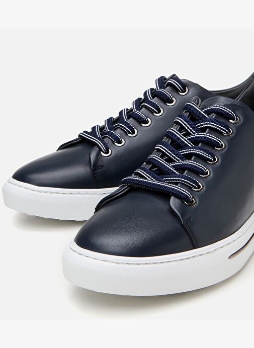 Erkek Deri Lacivert Günlük Ayakkabı - Görsel 4