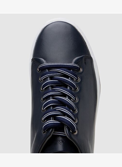 Erkek Deri Lacivert Günlük Ayakkabı - Görsel 5