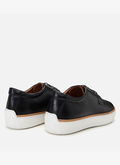 Erkek Deri Siyah Hafif Tabanlı Günlük Ayakkabı - Görsel 7